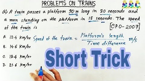 Problems on Trains - Shortcuts & Tricks (Part 3)