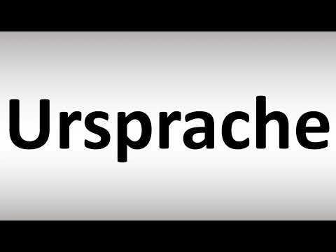 Video: Che lingua è ursprache?