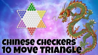 Chinese Checkers: 10 Move Triangle screenshot 4