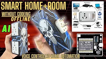 How Make Smart Room AI Voice Controlled Switch | Works 100% Offline | With Ai Thinker VC 02