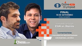 Quem Foi Eliminado HOJE? GM Krikor Mekhitarian Vs Juan Zamora - Copa do  Mundo FIDE 2021 