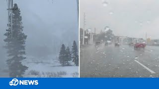 Round 2 of weekend storm will go until Monday; Long-term dry winter still in forecast