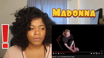 FIRST TIME REACTING TO Madonna - Live To Tell