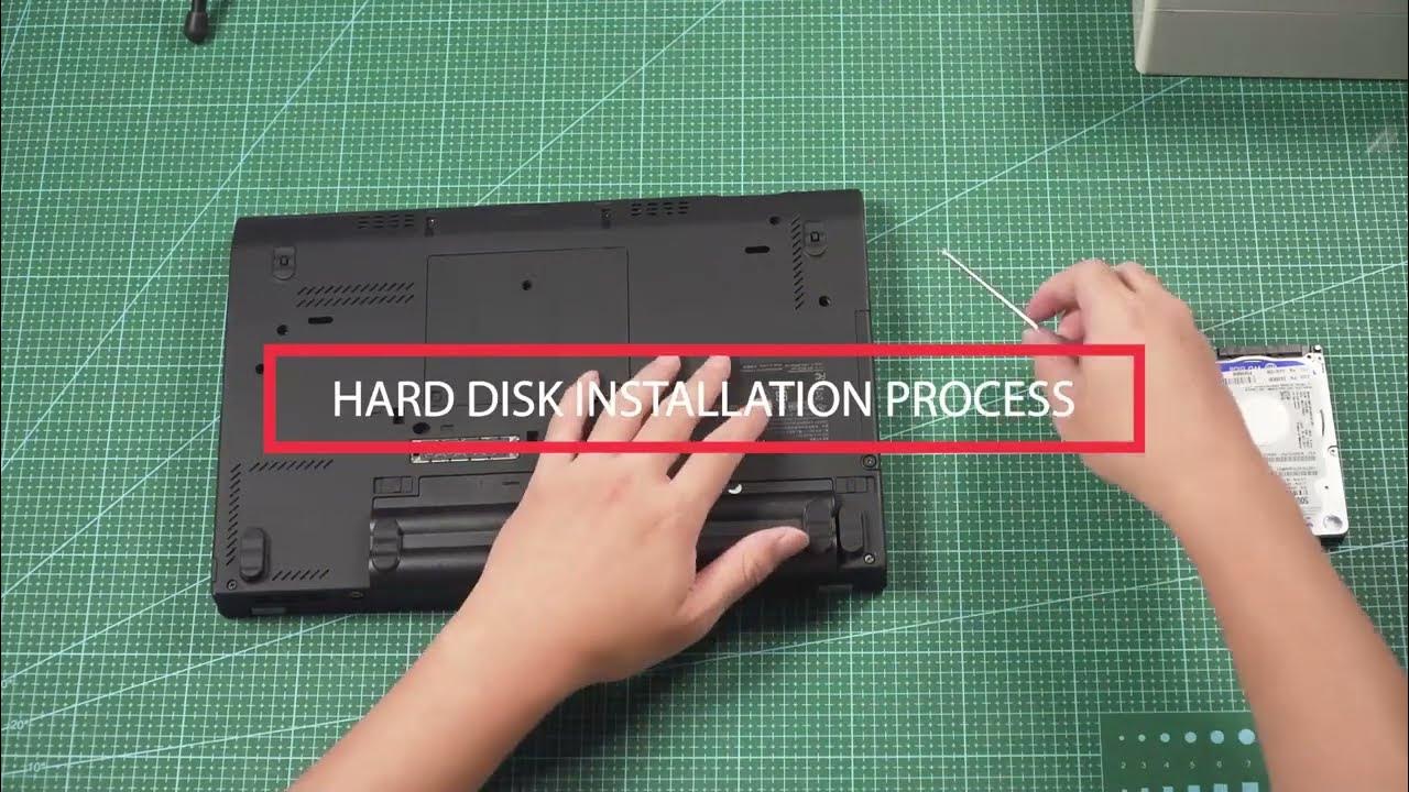 How to install or replace hard drive on laptop obdexpress.co.uk YouTube