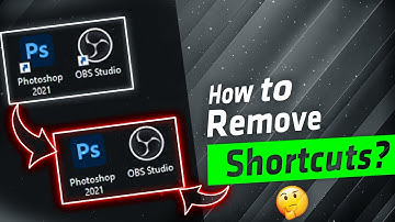 How to remove shortcut icon from all the installed programs...🤔
