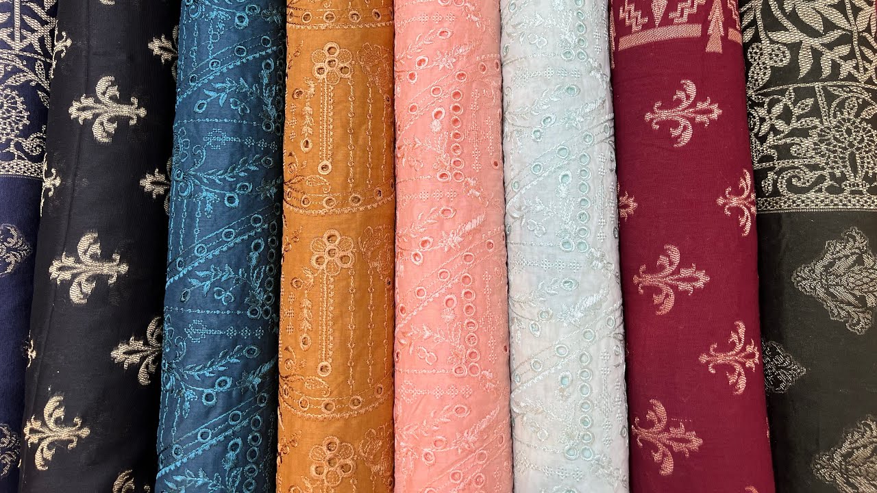 Insaf Fabrics Presents 👑 Lawn Chikankari & Jacquard Lawn Dresses 🤩