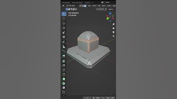 Turn 3D Cube To 3D SciFi Model In Blender Tutorial #shorts #blender #blender3d #blendertutorial