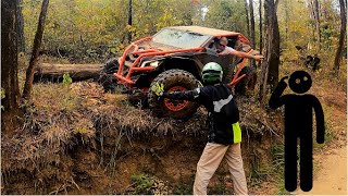 Can-am Maverick X3 SXS goes down