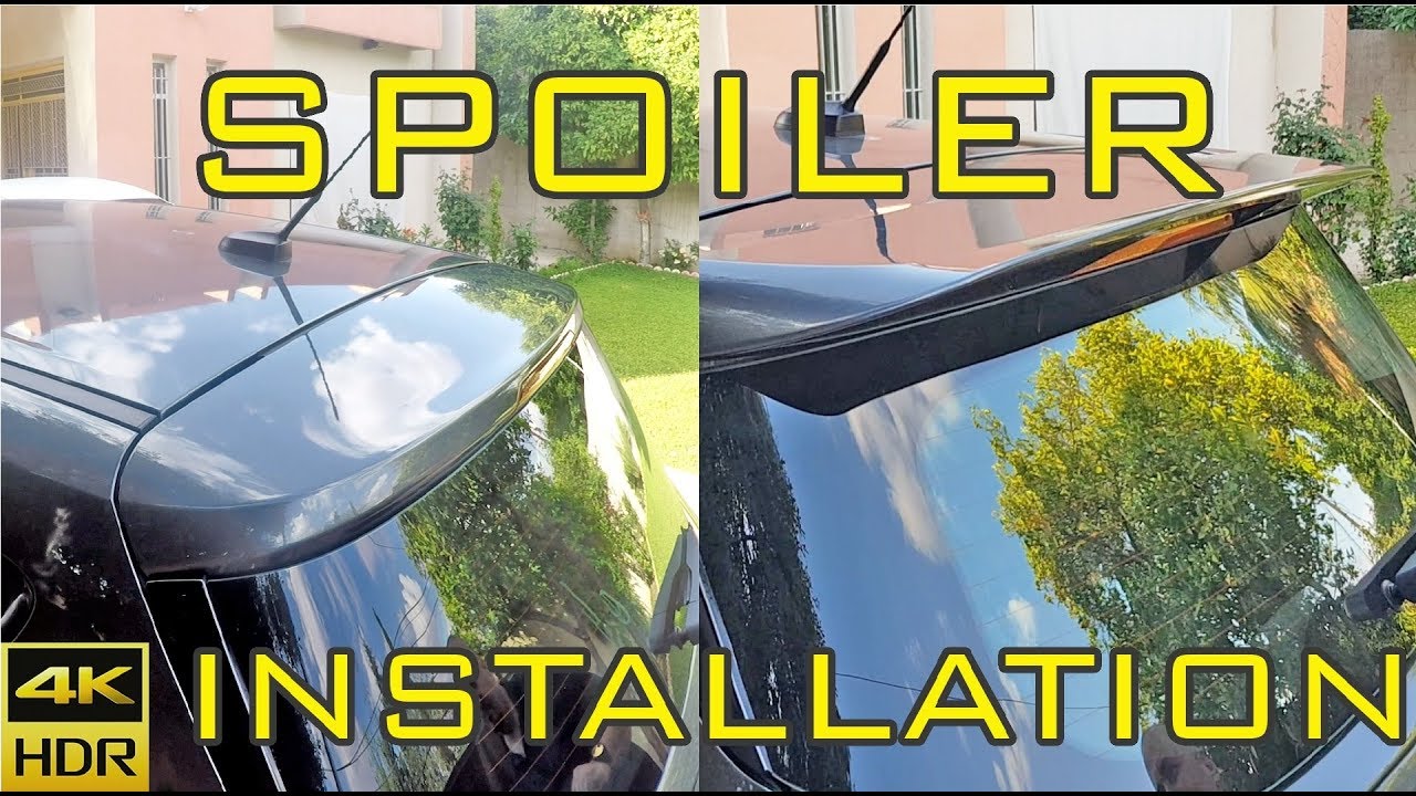 Spoiler Installation( Without Drilling )FORD Escape 2017 