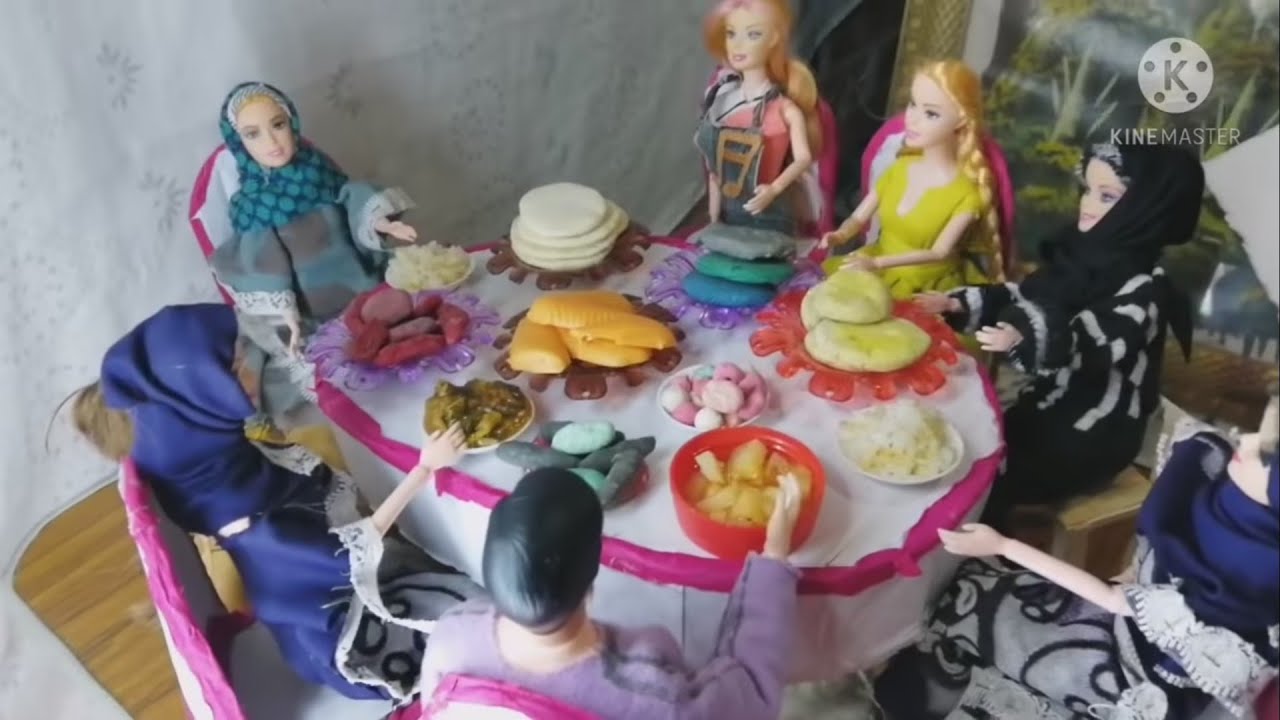 عزومة رمضان مع عائلة باربي و كين♥️