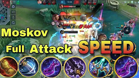 Full attack Speed MOSKOV l Best Build moskov 2022 l  MLBB