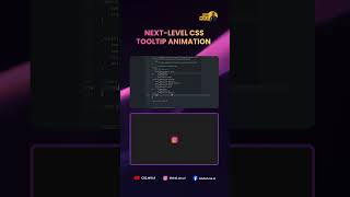 Next-Level CSS Tooltip Animation | Pure CSS Hover Effect #css #webdesign #tooltip #hovereffect