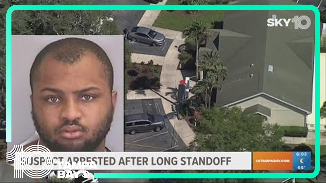 Standoff ends after barricaded Sarasota man arrested - YouTube