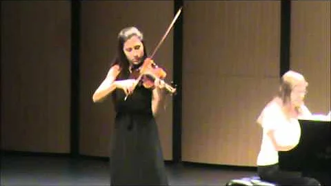 Abby Fuchs playing Piazzolla