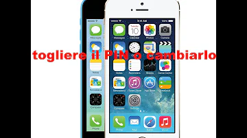 Come eliminare codice sblocco iPhone?
