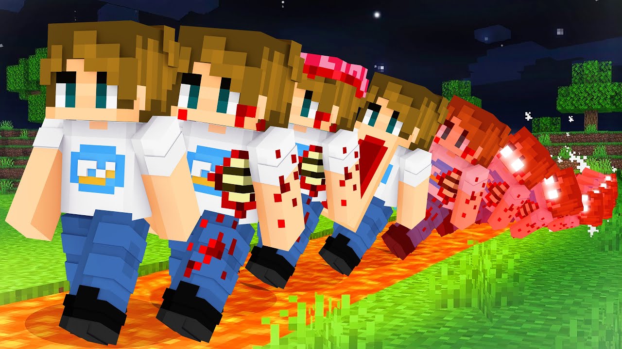 Minecraft But Damage = Scary