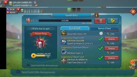 Lords Mobile Guild bash Monster hunting