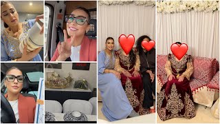 حنة🇩🇿تقصيرة  العروس❤️ديكور👌تحضير la pièce montée 💍