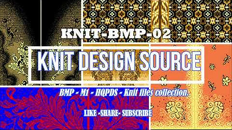 KNIT BMP  02 , stoll / M1/ HQPDS / TIFF images / jacquard patterns for  ladies cardigan / Knitting