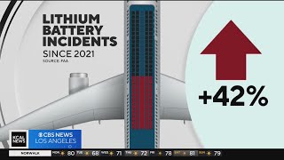 Rising number of lithium battery incidents on airplanes worry pilots, flight attendants