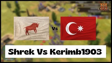 Age of Empires 3- Lakota Vs Ottoman | Shrek Vs Kerimb1903 | Aoe3 DE | 1v1 Pro Game | 4K