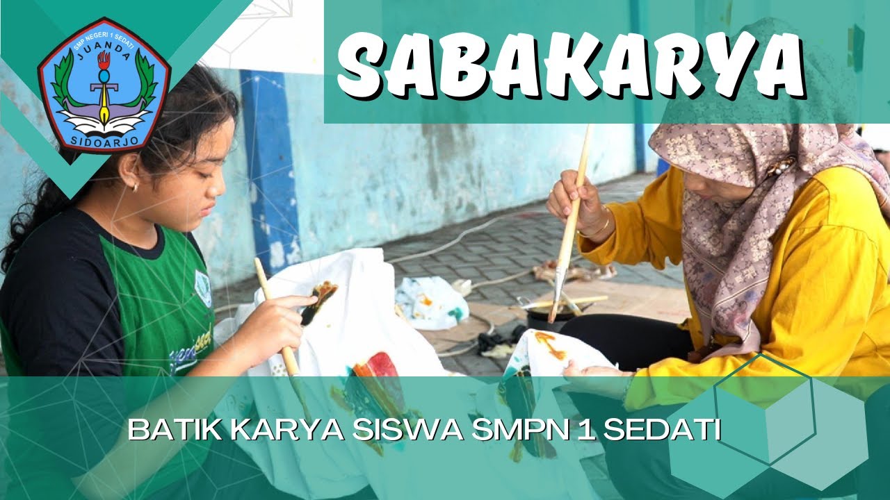 Batik Karya Siswa SMPN 1 Sedati || SABAKARYA