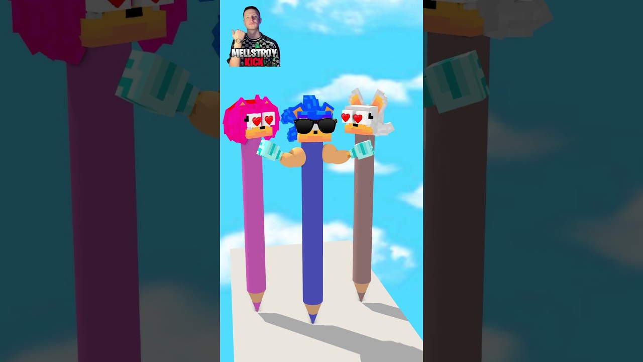 New Romantic Pencil Run: Amy Vs Rouge