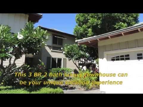 Beautiful Hawaii Palm Villas Vacation Townhouse at the Mauna Lani Resort