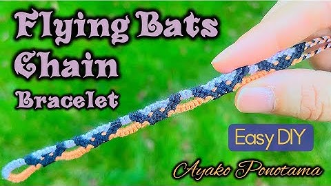 #halloween special! Flying Bats🦇 Chain Bracelet #howtomake #friendshipbracelet #originaldesign #diy