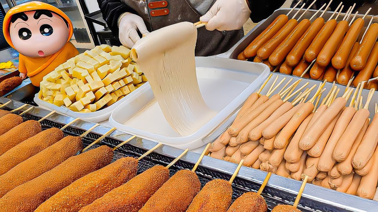 Вкусная традиционная рыночная еда! Удивительная коллекция мастеров уличной еды