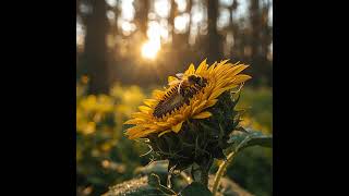 🐝 Just a Bee Enjoying the Sunshine 🌞 #shorts #aivideo