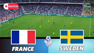France vs Sweden | World Cup 2026 Full Gameplay Simulation | eFootball PES 2021