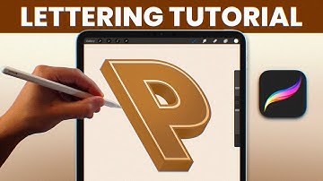 3D Isometric Lettering in Procreate