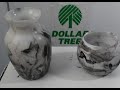 DIY: DOLLAR TREE | H A C K | MARBLED VASE | UNDER $10 | INCLUDING THE PAINT
