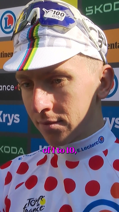 12 out of 10 🔥 Tadej Pogačar gave it everything for his Stage 4 win at the Tour de France! 🇫🇷