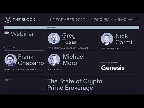 The State of Crypto Prime Brokerage -- Brought to you by Genesis