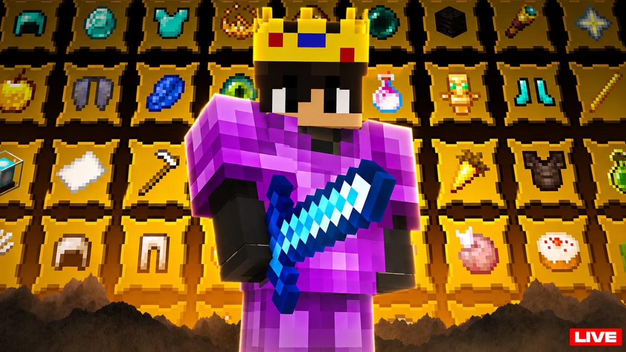 🔴TRYING TO GET RAREST ITEM IN SEVER !! || PLAYING WITH FRIENDS🎮|| #minecraft || #nepali ||