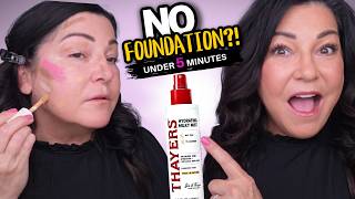 I Tried a 5-Minute Makeup Hack on Mature Skin⦠NO Foundation!