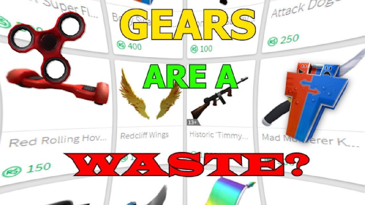 Roblox Gears Are A Waste Of Robux Youtube - roblox gears are a waste of robux