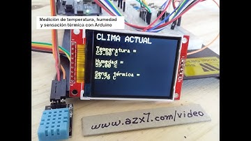Medición de temperatura, humedad y sensación térmica con Arduino.