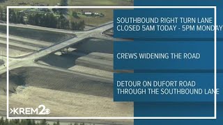 Traffic Alert: ITD closing turn lane on Highway 95