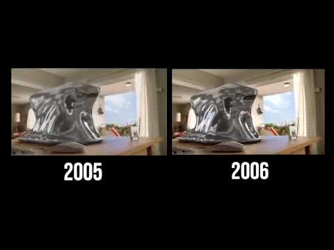 Intel Grey Box UK Advert Comparison 2005 2006