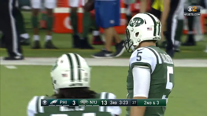 Christian Hackenberg highlights  Preseason Week 4 vs Eagles!