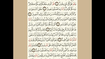 الوجه الاول ل سوره التغابن بالتجويد (أبسط حفظ بالتجويد)