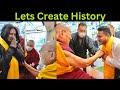 Meeting his holiness dalai lama ji with familylets create history share the sandeepbhatt