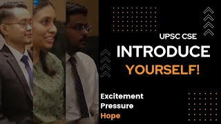 Hello sir, my name is...... | UPSC CSE | Personality Test