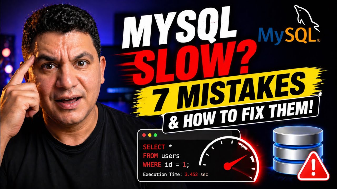 MySQL Slow? 7 Common Performance Mistakes & How To Fix Them! - YouTube