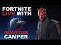 Fortnite &amp; Live Item Shop Review with QUANTUM CAMPER 5-4 (Happy Star Wars Day!)