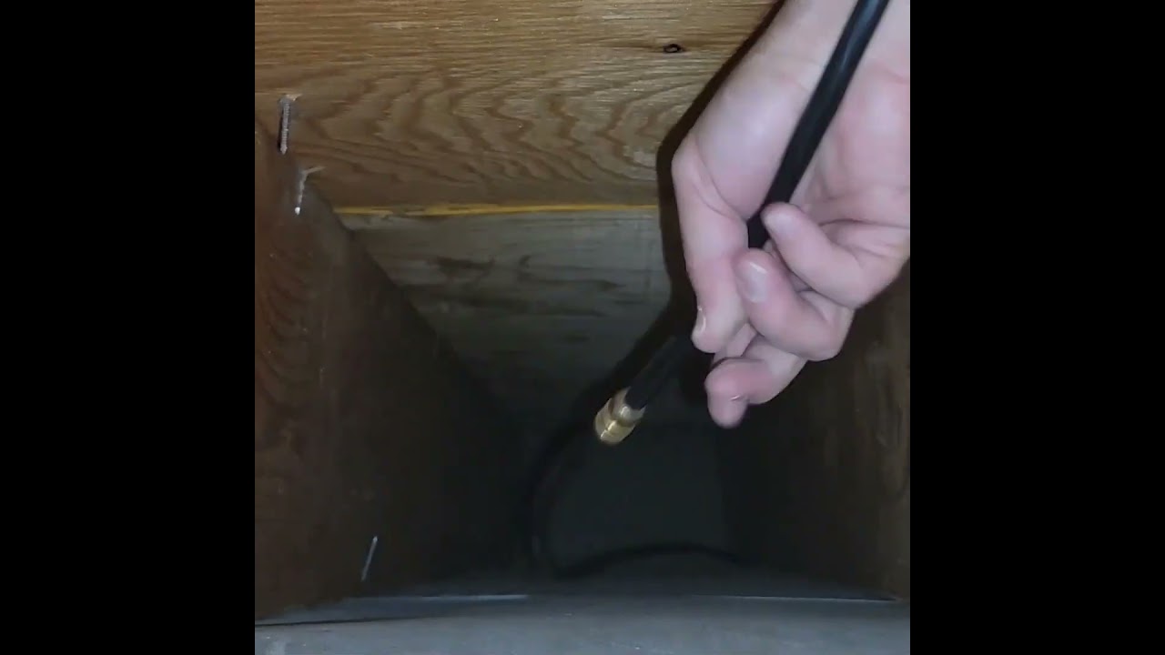 Air-whip in Action - Duct cleaning by Duct&Dryer Pros in Denver, Colorado