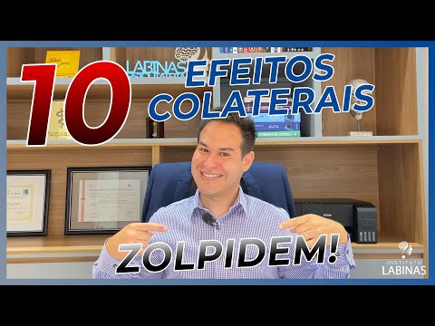 ZOLPIDEM - 10 PRINCIPAIS EFEITOS COLATERAIS!